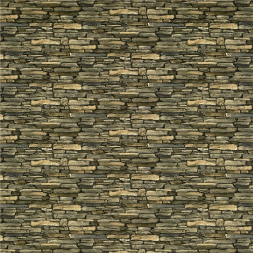 Rustic Stacked Stone Wallpaper Shipping Over Miniatures