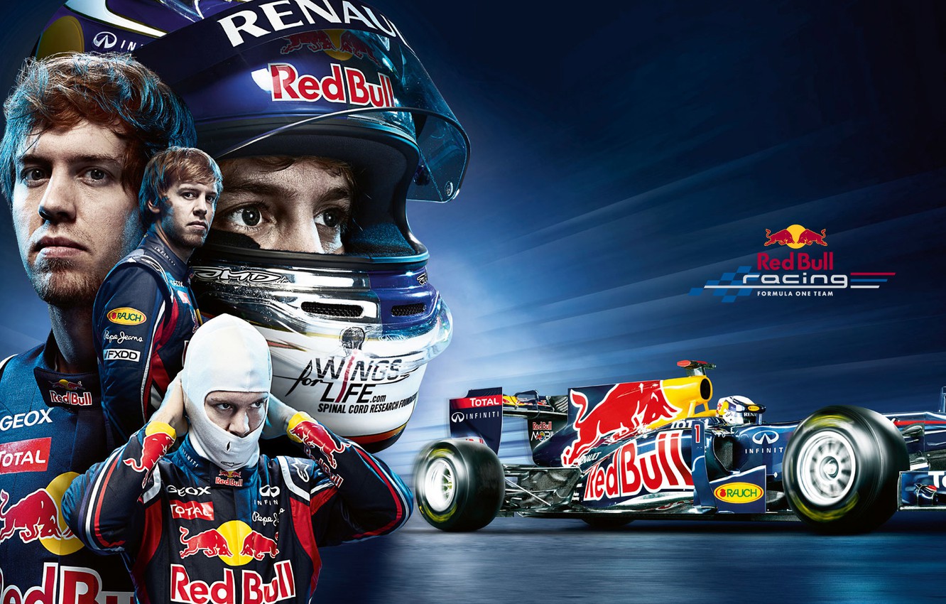 Wallpaper Formula Red Bull Vettel The