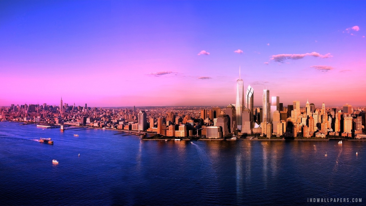 New York City Skyline HD Wallpaper IHD