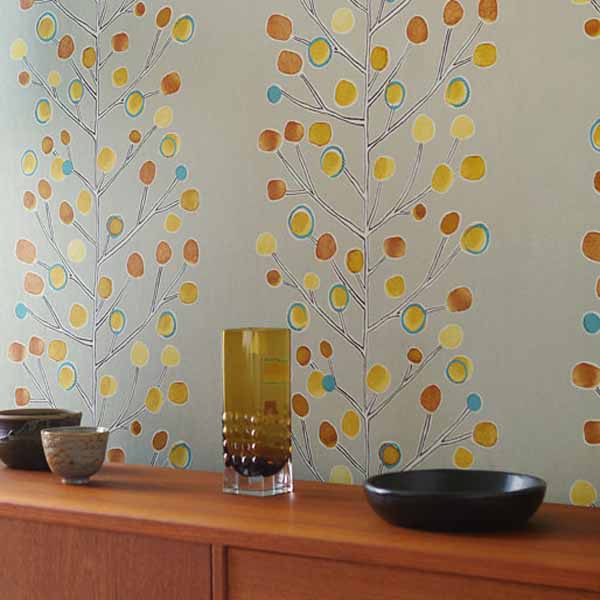 Scion Melinki Berry Tree Select Wallpaper