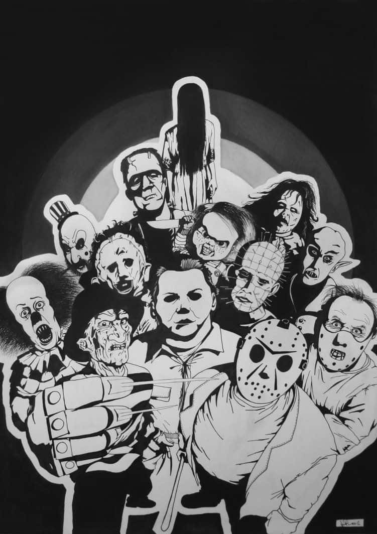 Horror Icons Wallpaper