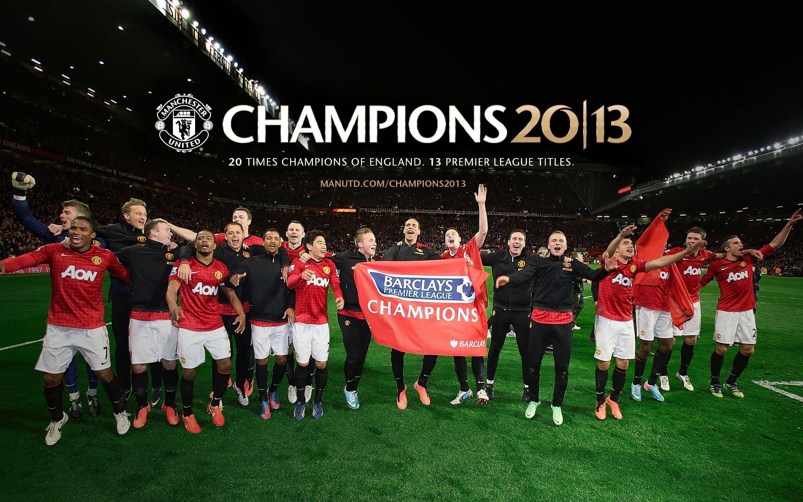 Manchester United Champion Wallpaper Men S Black