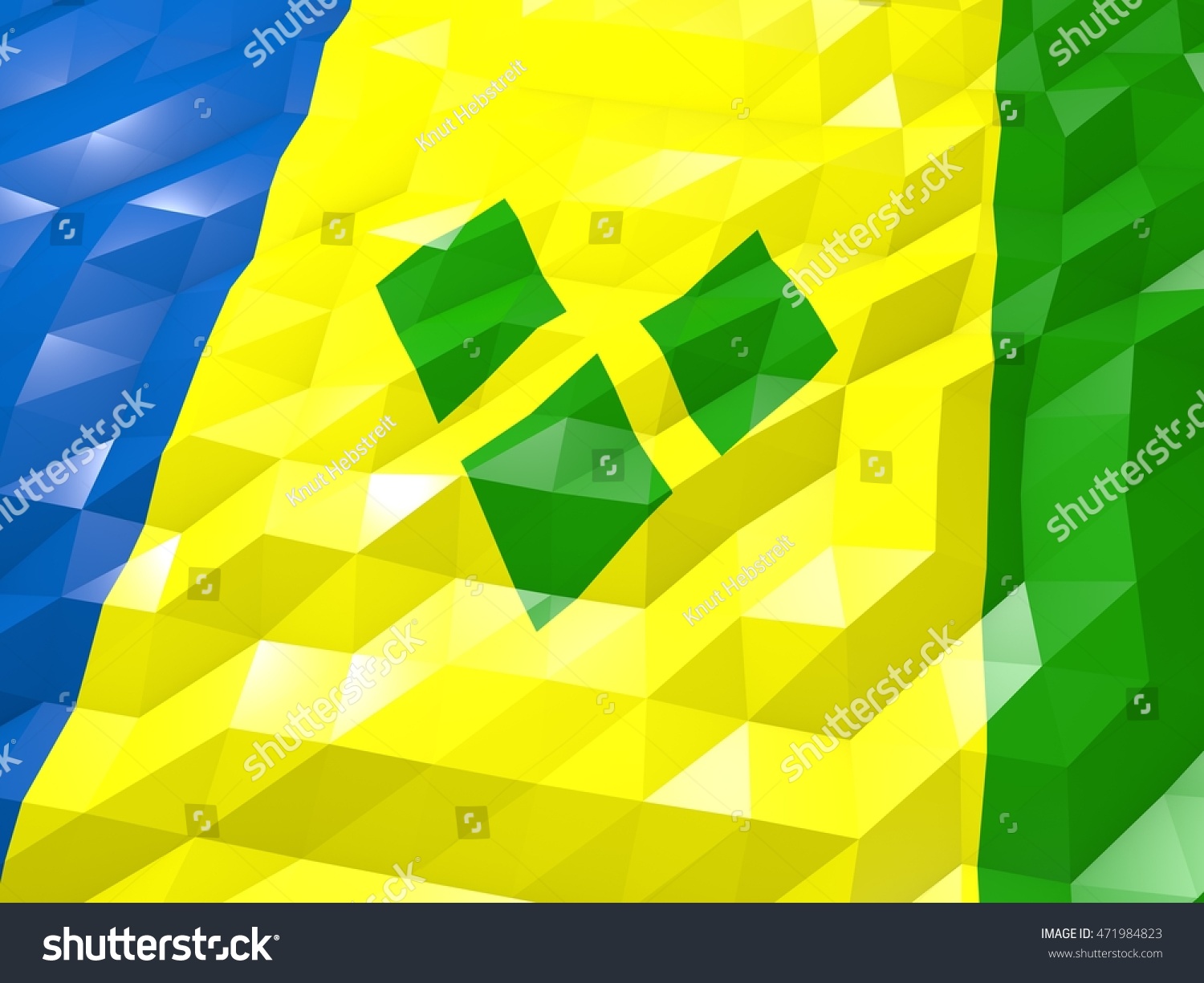 Royalty Stock Illustration Of Flag Saint Vincent Grenadines