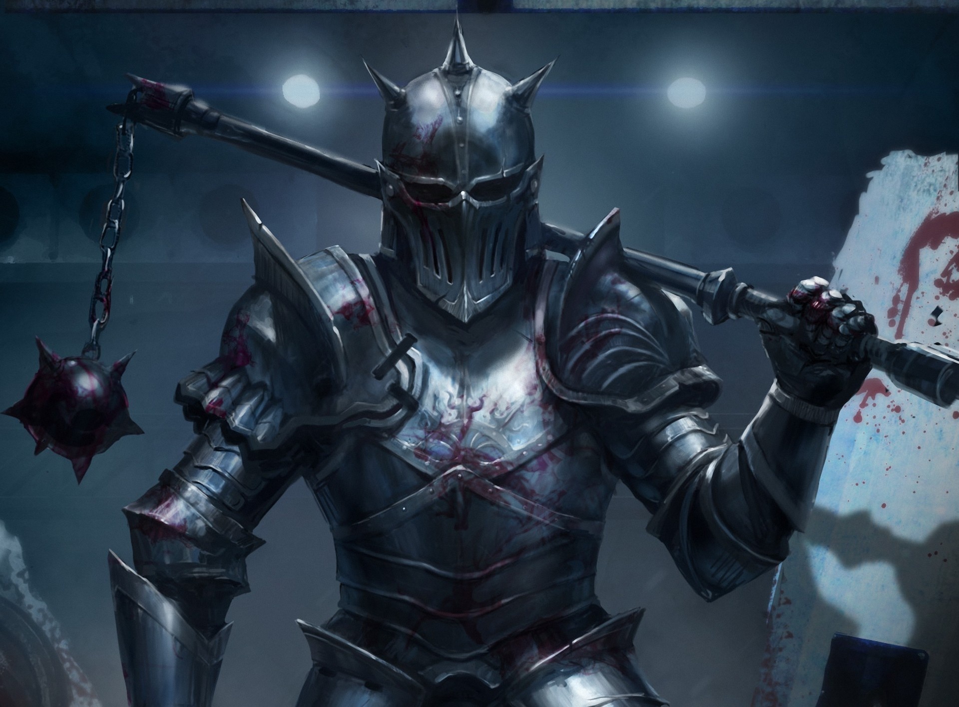 Knight Warrior Wallpaper Armor knight man art warrior