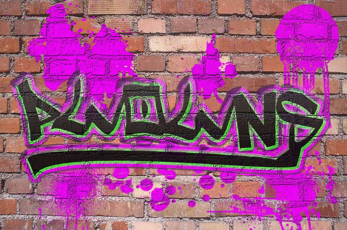 Related Pictures Graffiti Brick Wall Background