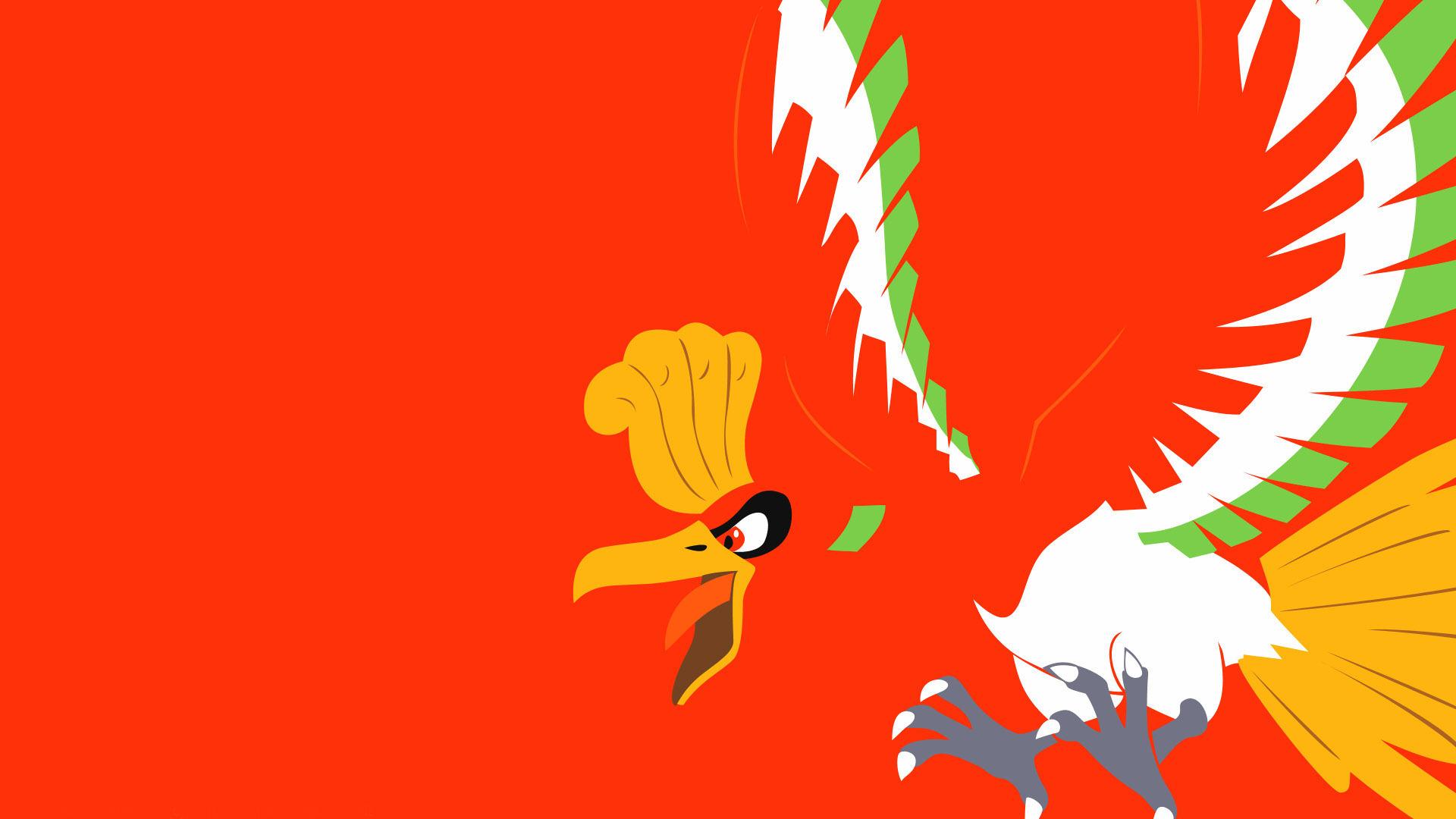 Angry Ho Oh from Pokemon HD desktop wallpaper Widescreen High
