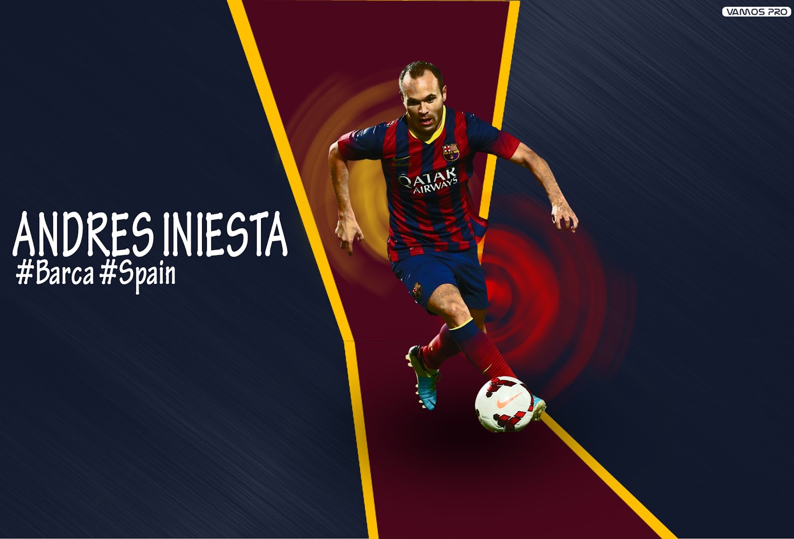 Andres Iniesta Barcelona Wallpaper Desktop Background For