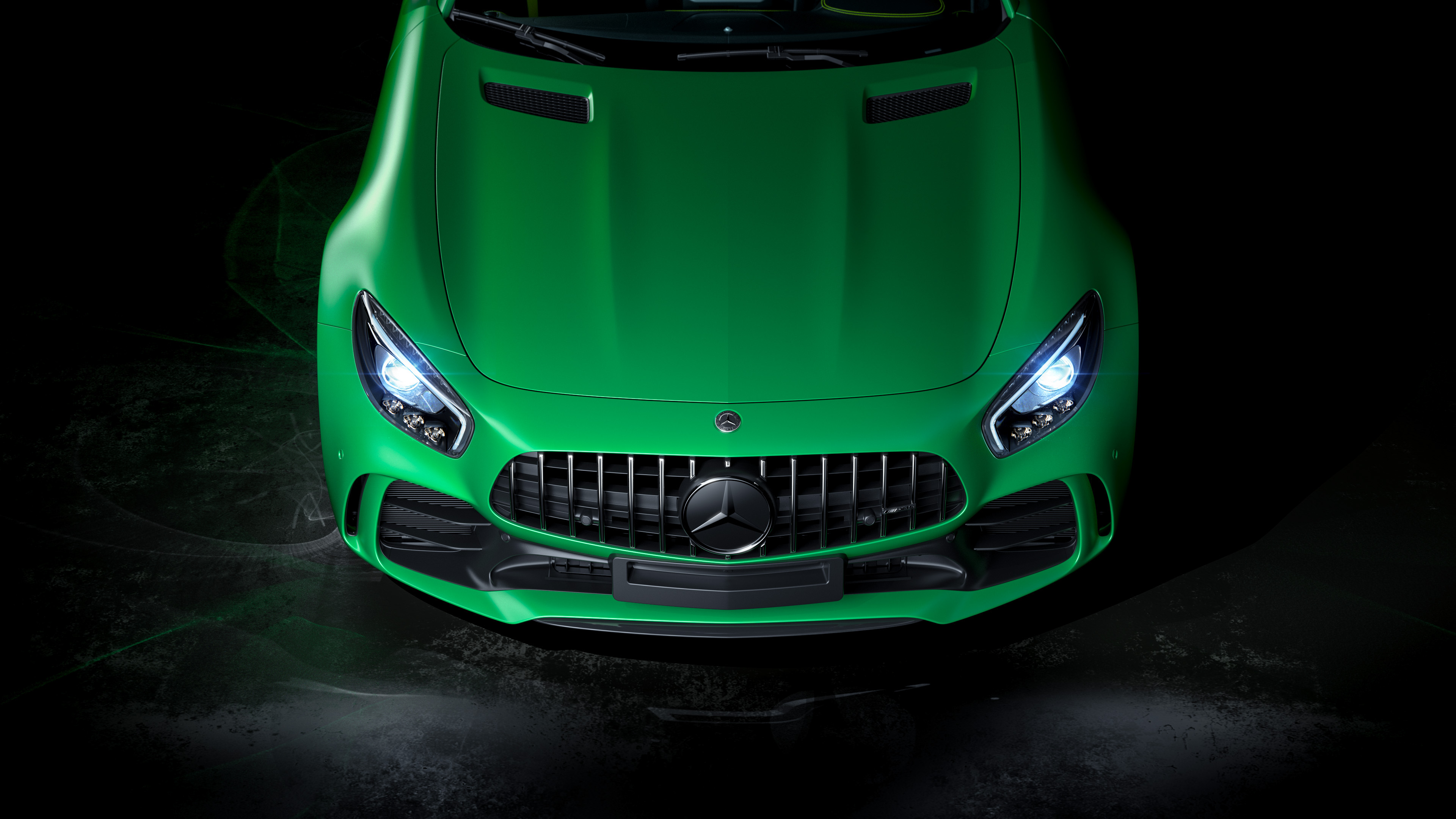 Mercedes Benz Amg Gtr Front 4k Wallpaper Hd Cars