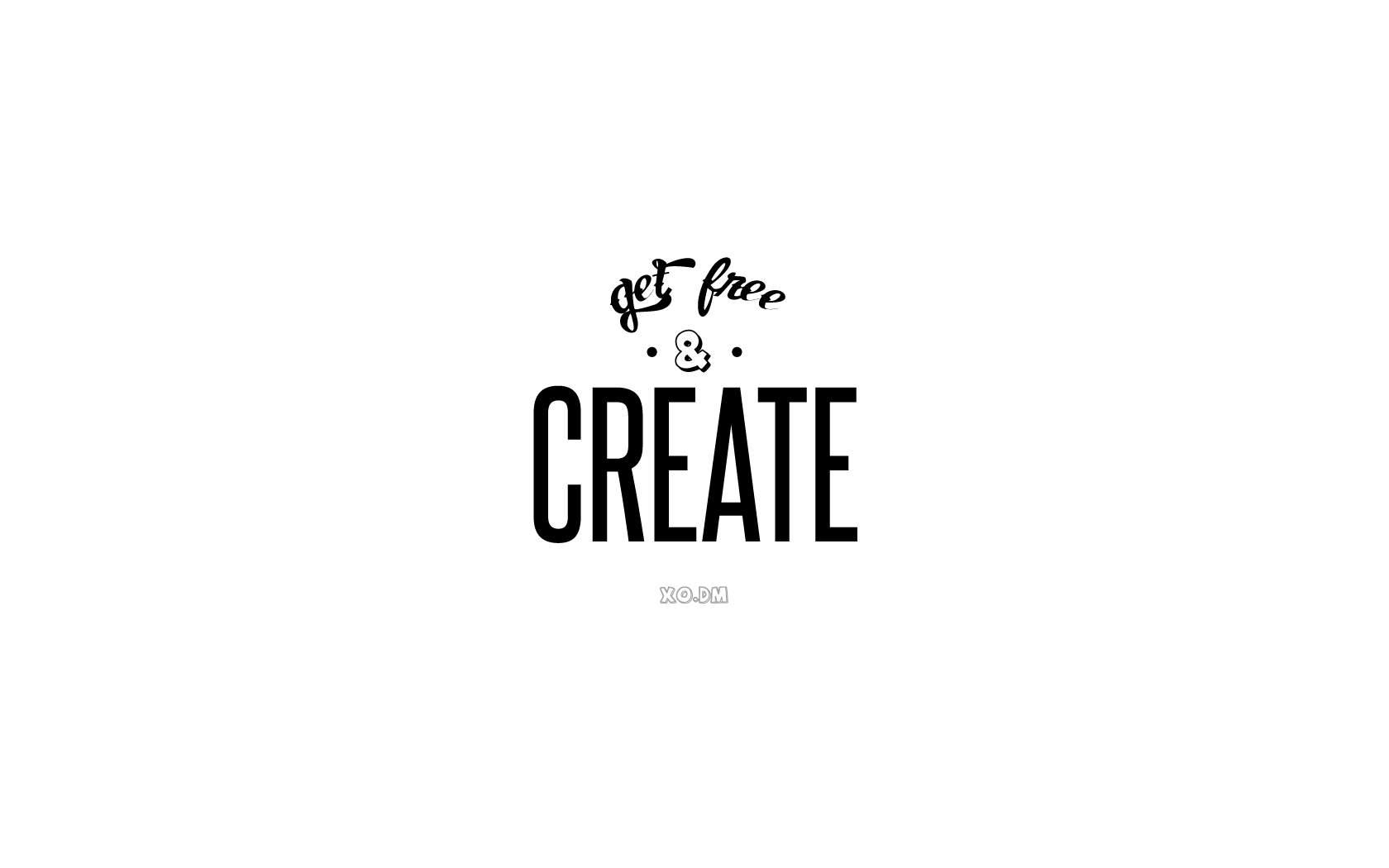 Minimal Black White Create Desktop Wallpaper Background