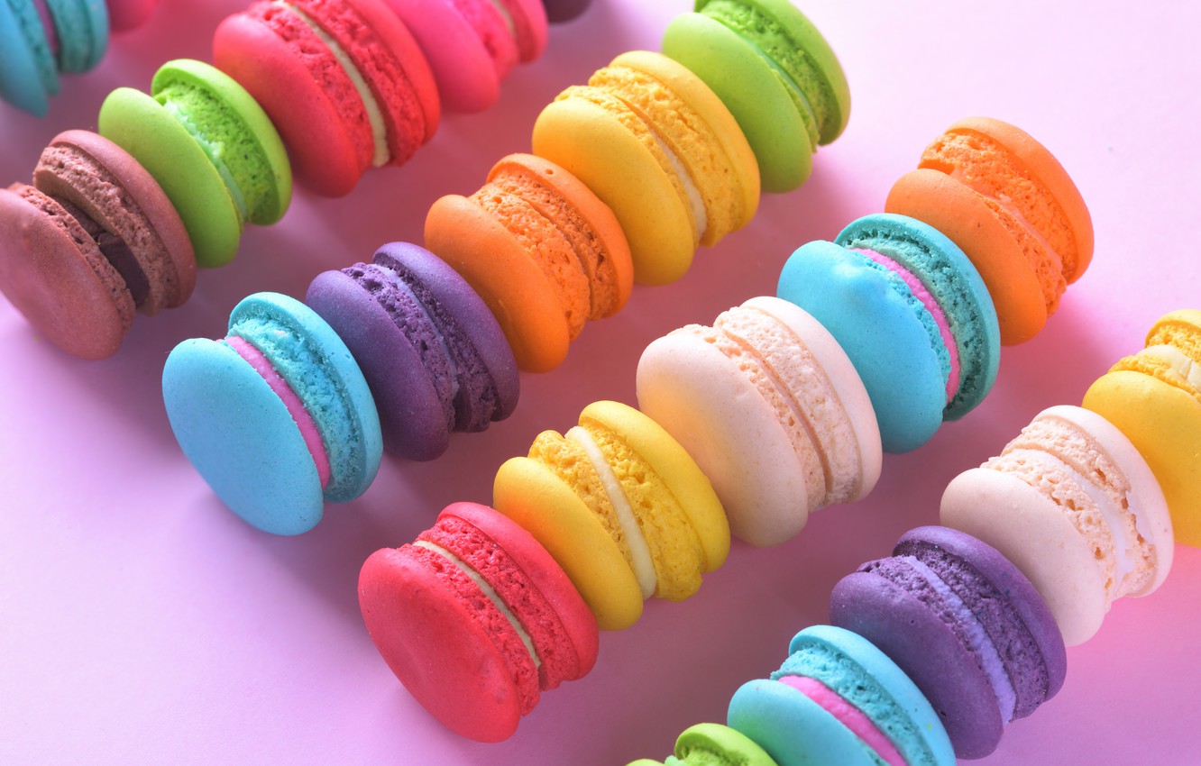 Wallpaper Colorful Dessert Cakes Sweet