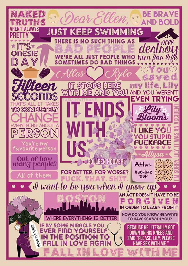 It Ends With Us Collage Colleen Hoover Photo