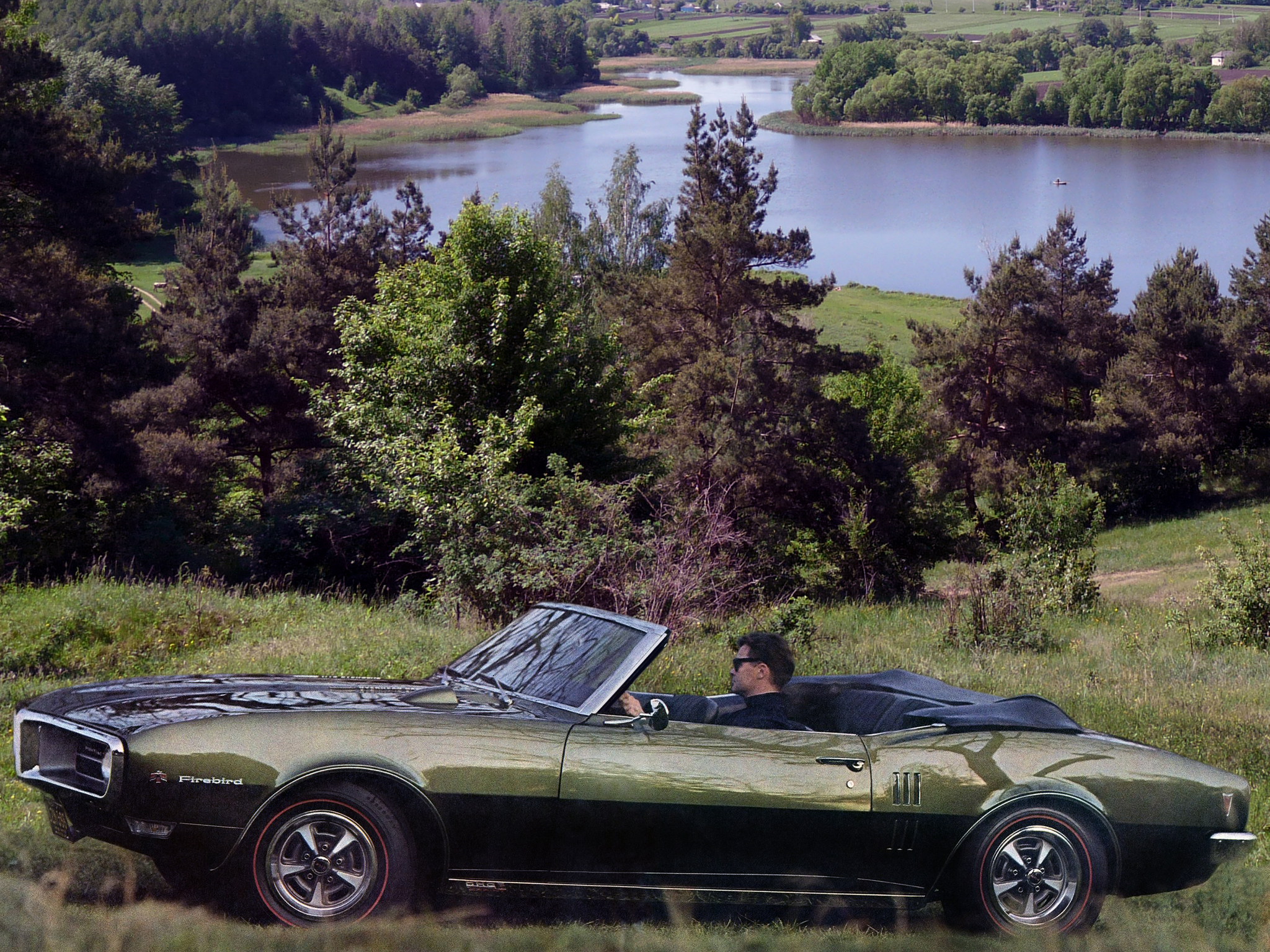 Pontiac Firebird Sprint Convertible Muscle Classic Wallpaper