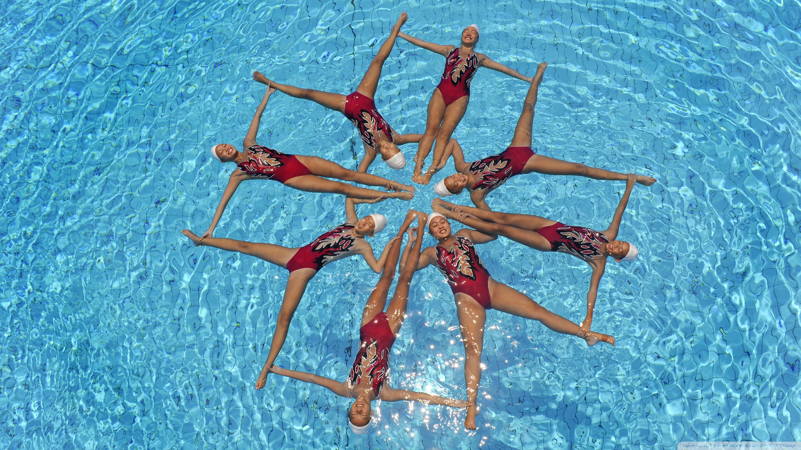 Synchronized Swimming Wallpaper X