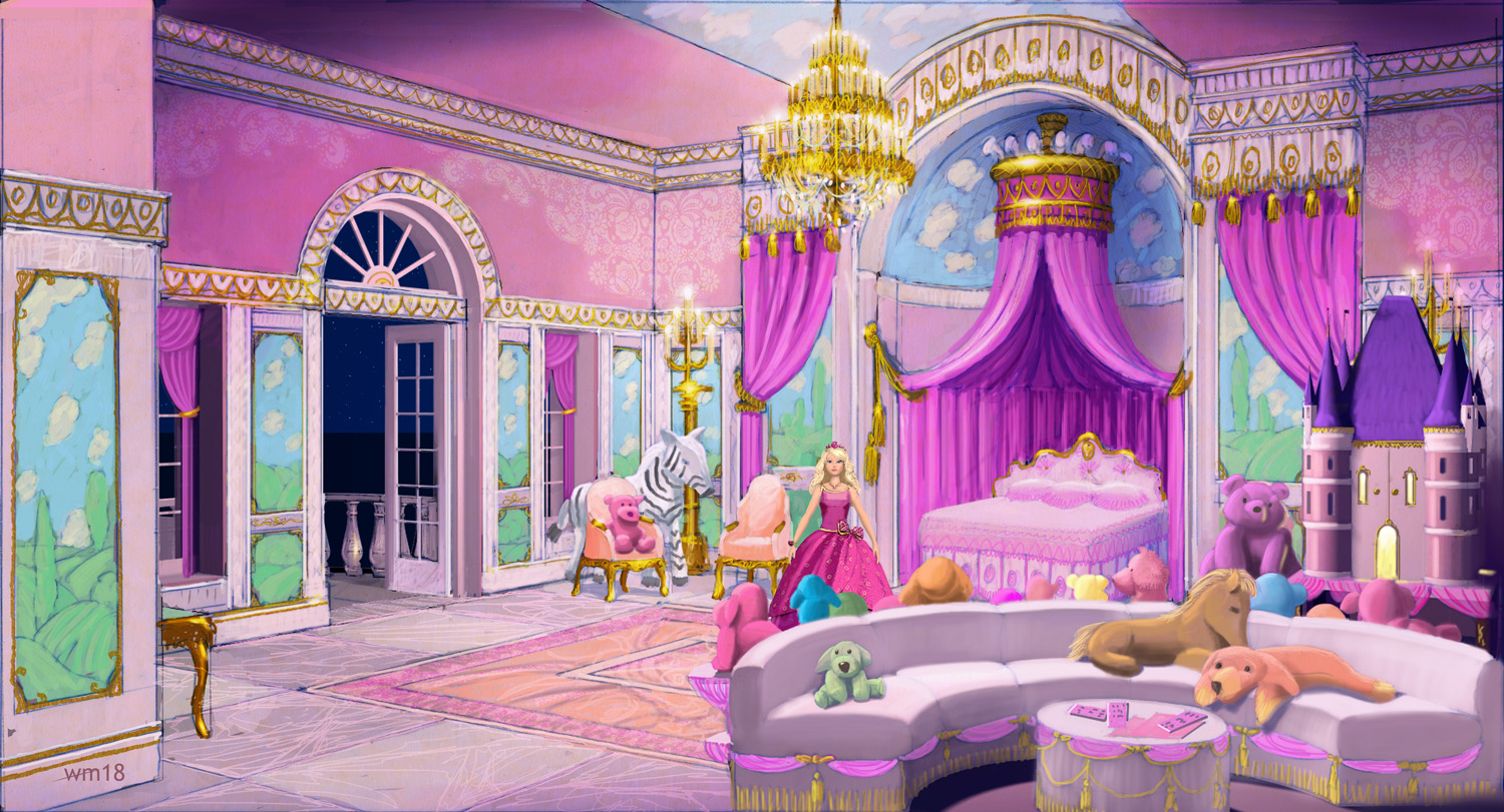 Concept Art Of The Princess And Popstar Barbie Movies Photo