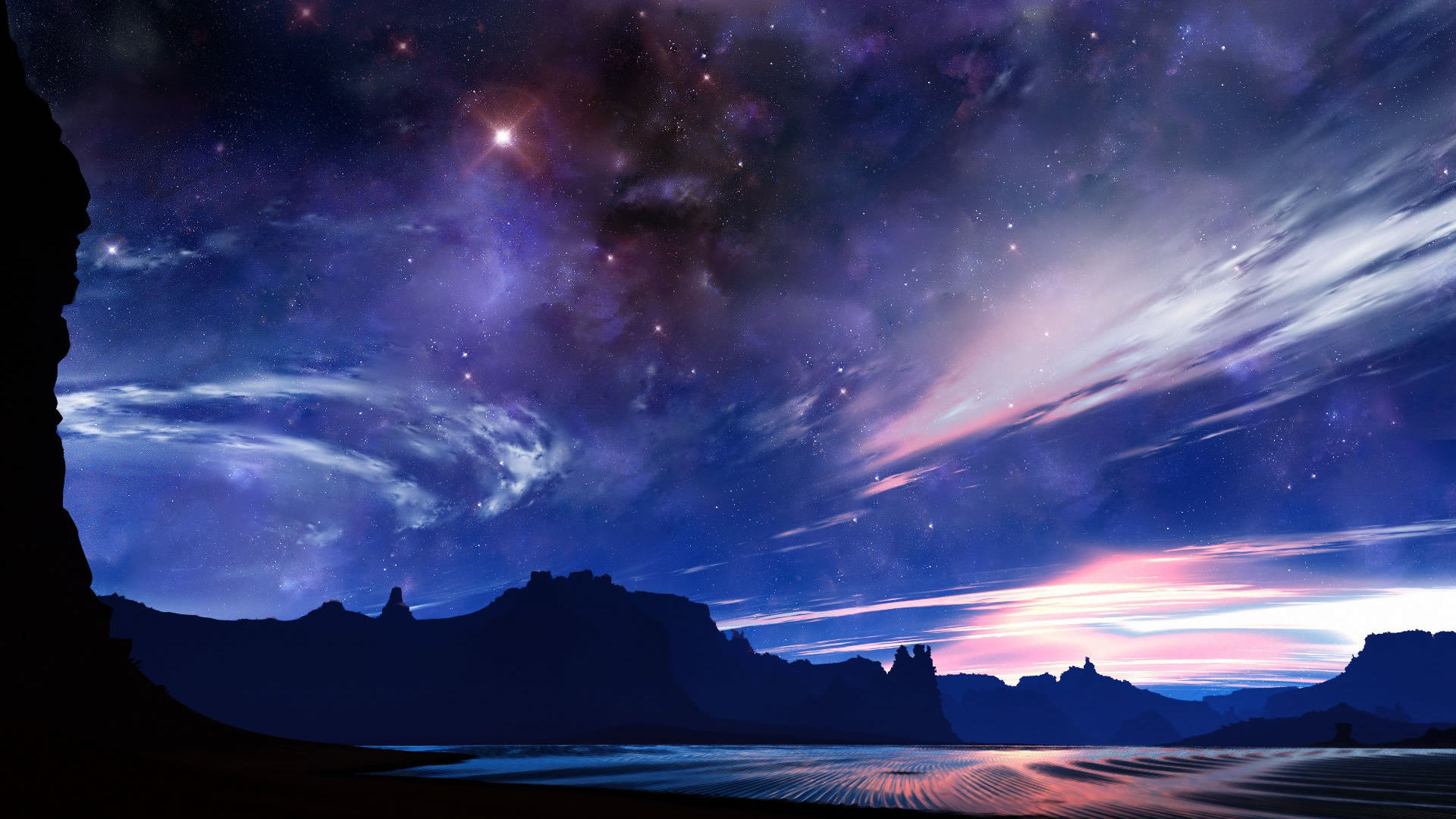 Night Sky Background Wallpaper - Wallpapersafari