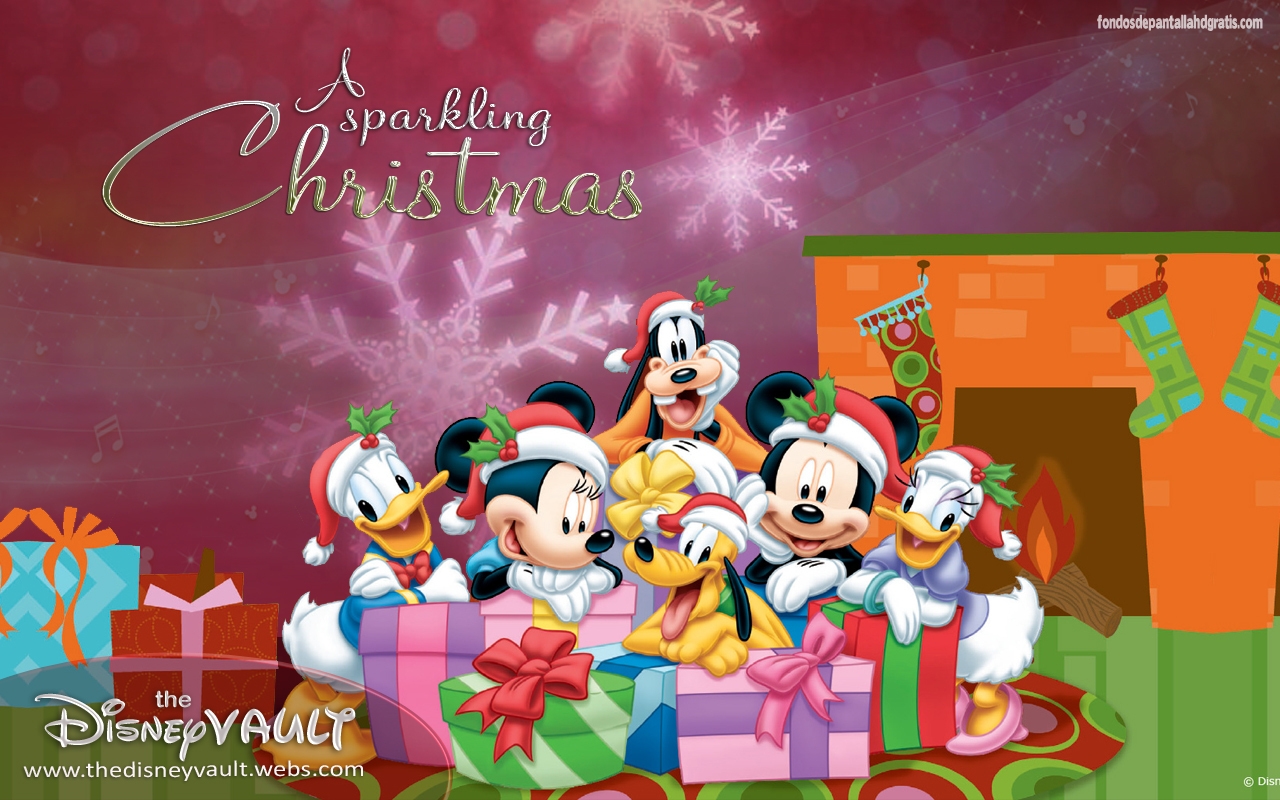 Mouse And Minnie Mouse Christmas Wallpaper Hd Widescreen Mickey
