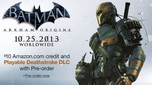 Batman Arkham Origins Deathstroke Playable as Pre Order Incentive