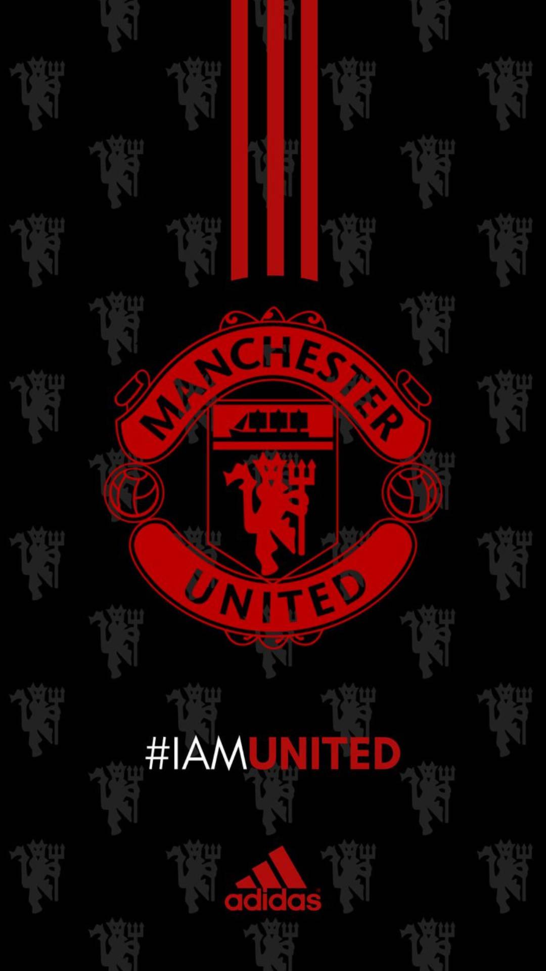 Adidas United Manchester Mobile Wallpaper