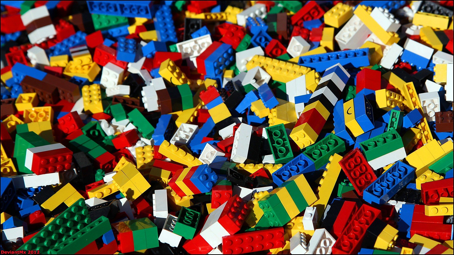 Colorful Lego Bricks Toys Wallpaper HD