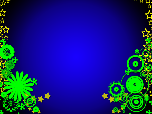 Blue Lime And Gold Wallpaper By Gypsy116