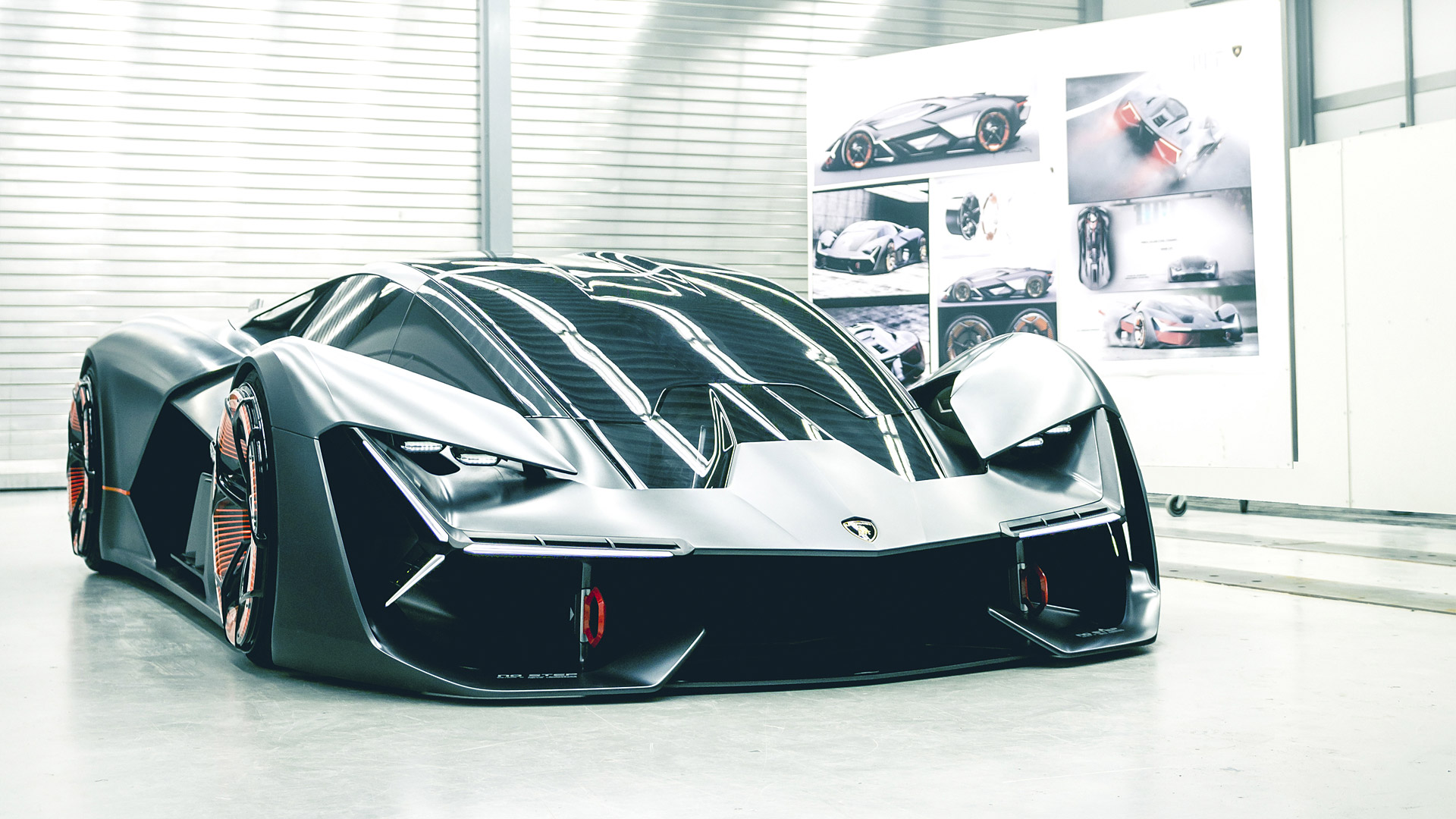 Lamborghini Terzo Millennio Concept Wallpaper HD Image