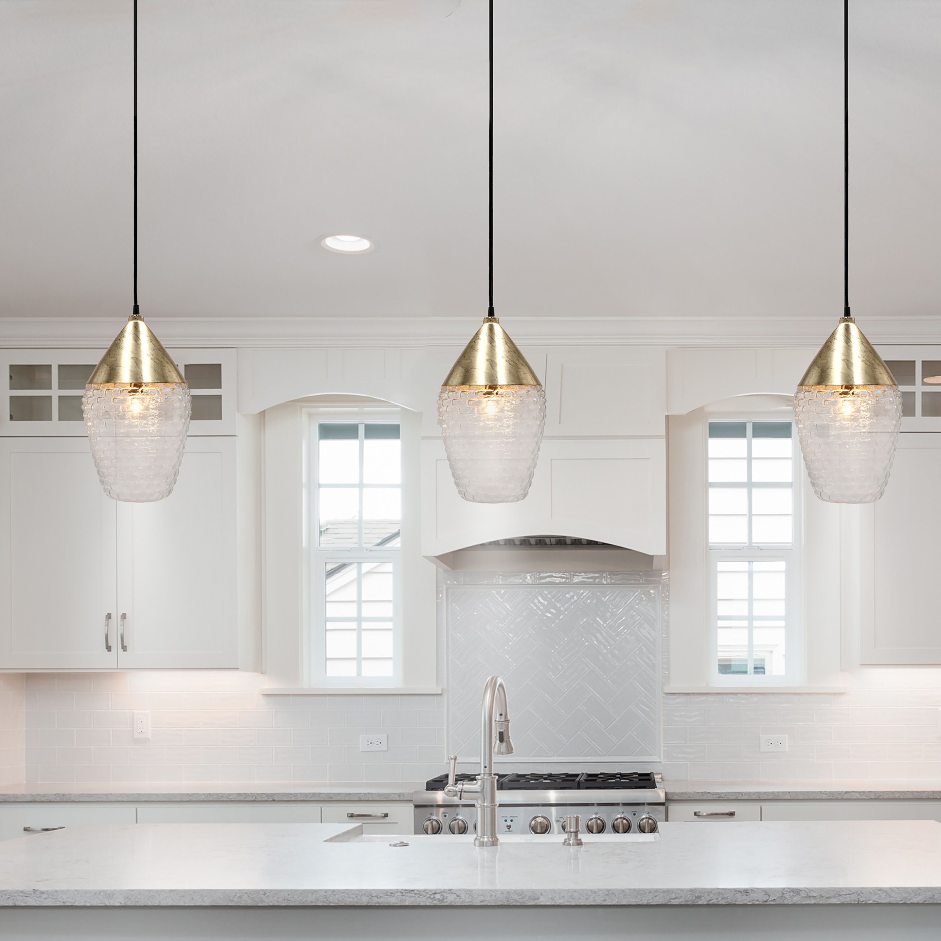 Multi Light Pendants Kitchen Wallpaper