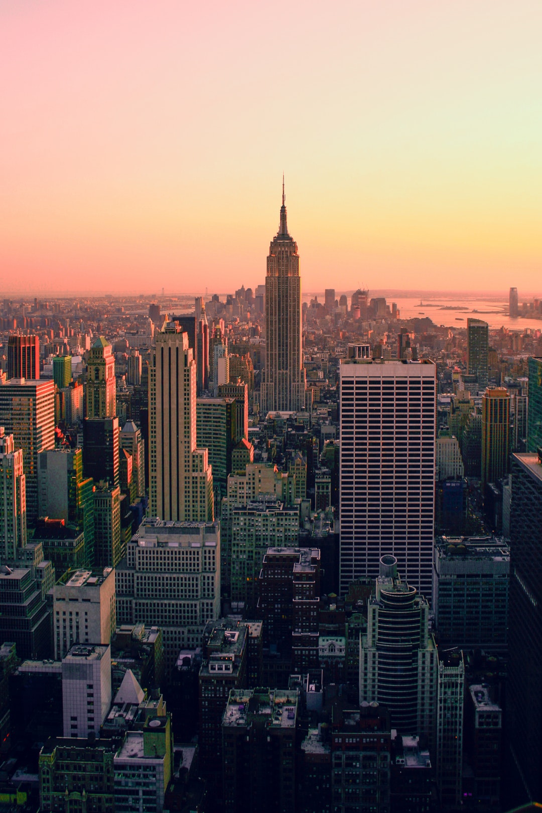 New York Skyline iPhone Wallpaper Top