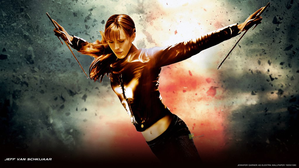 Elektra Movie Wallpaper Jennifer Garner
