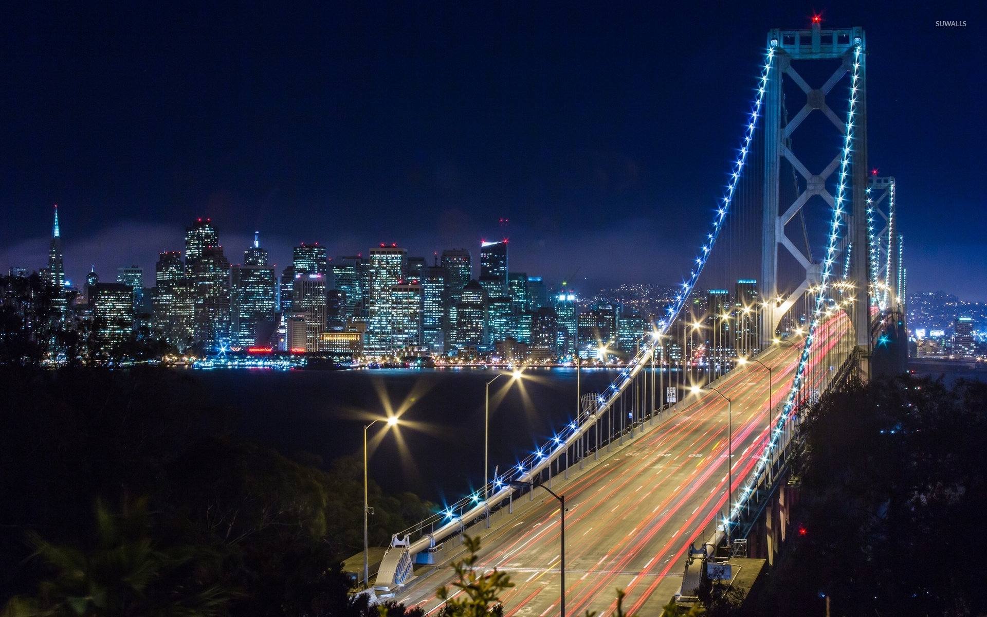 San Francisco Oakland Bay Bridge Wallpaper World