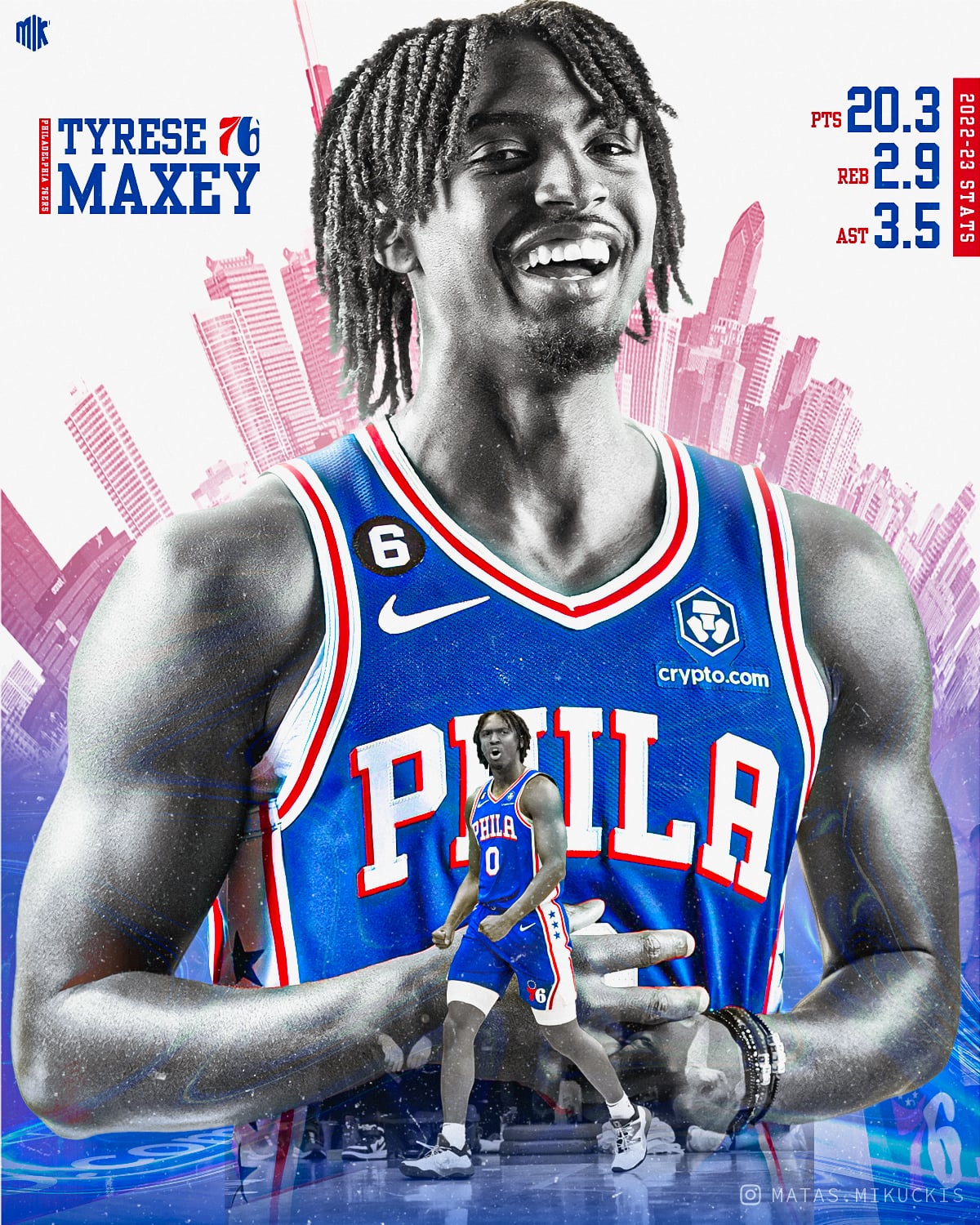 Tyrese Maxey Wallpaper