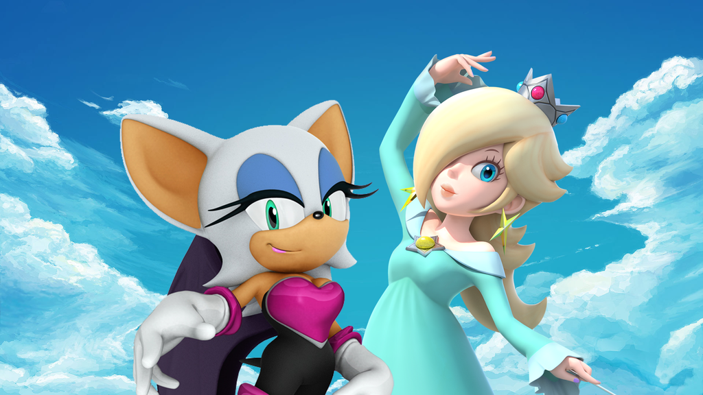 Rouge And Rosalina Wallpaper By Daisyamyftw