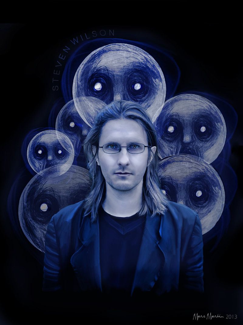 Steven Wilson Portrait Raven Moons By Thecannibalfactory