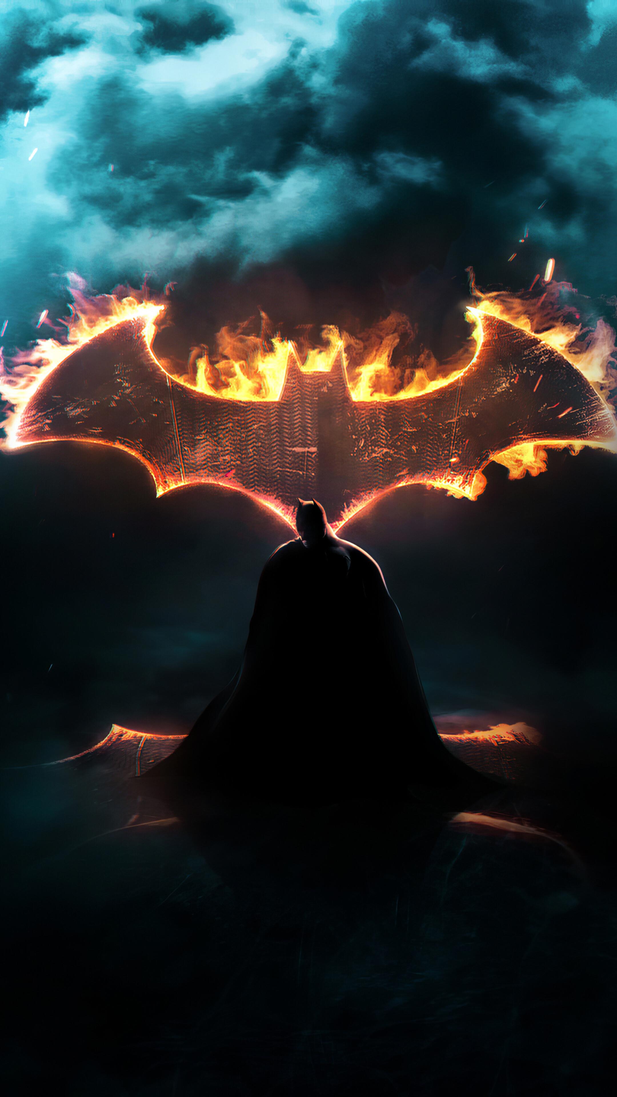 Batman Dark Knight Logo 4k Wallpaper
