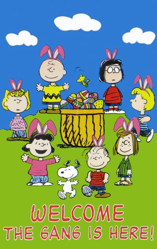 Easter Peanuts Gang Charlie Brown