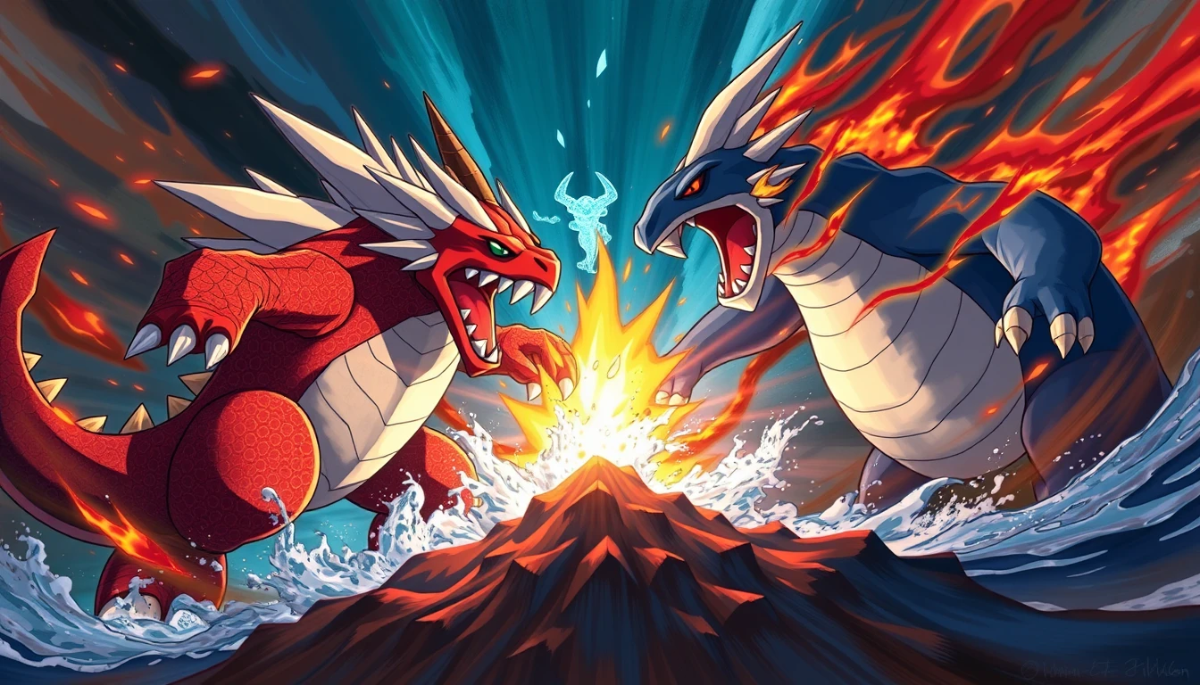 Primal Groudon And Kyogre Wallpaper