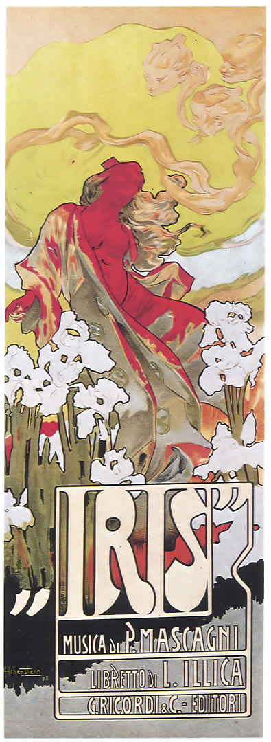 Iris Vintage European Fine Art Posters Wallpaper Image