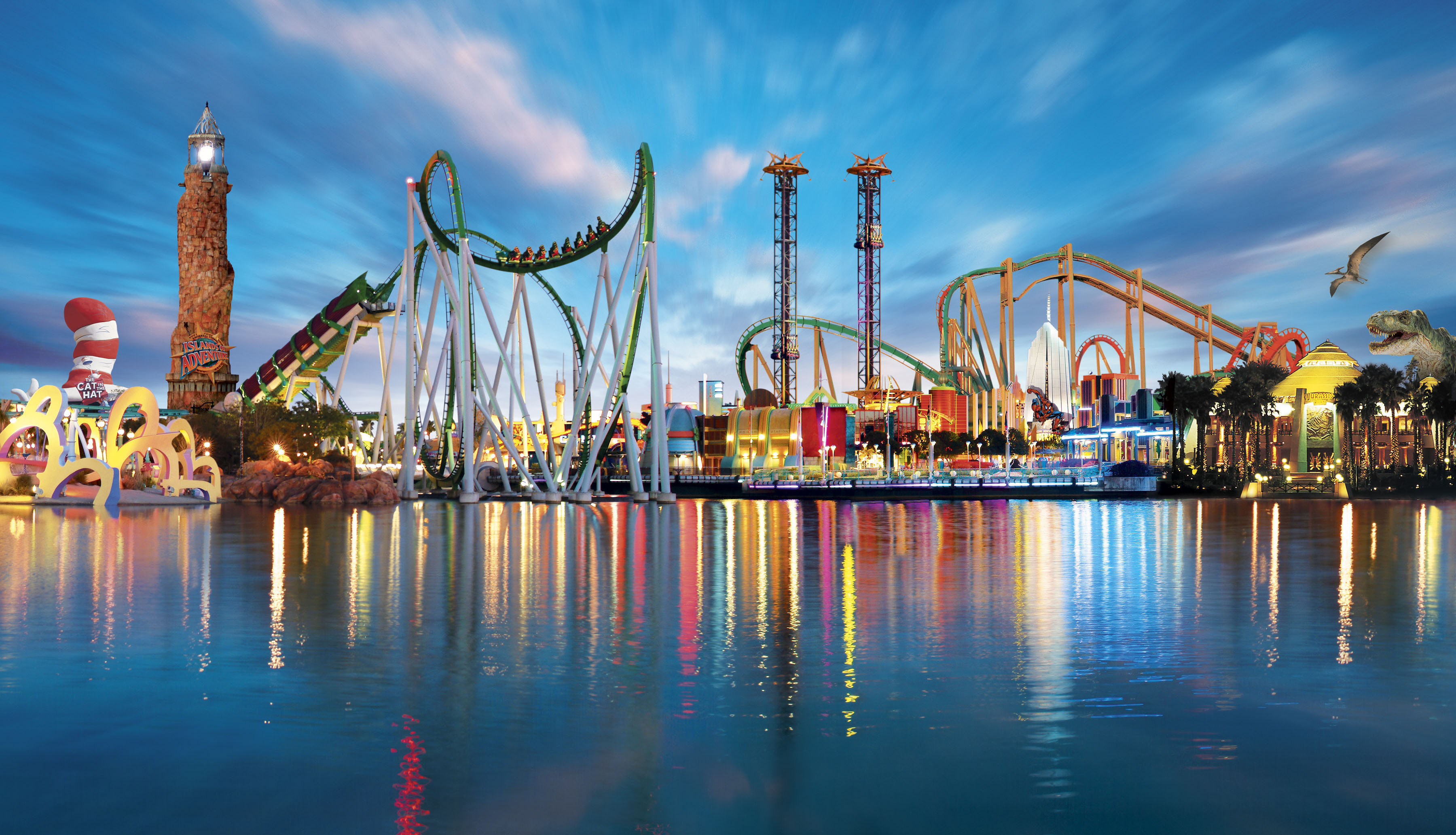 Universal S Islands Of Adventure Theme Park In Florida Usa Fond D Cran HD Wallpaper