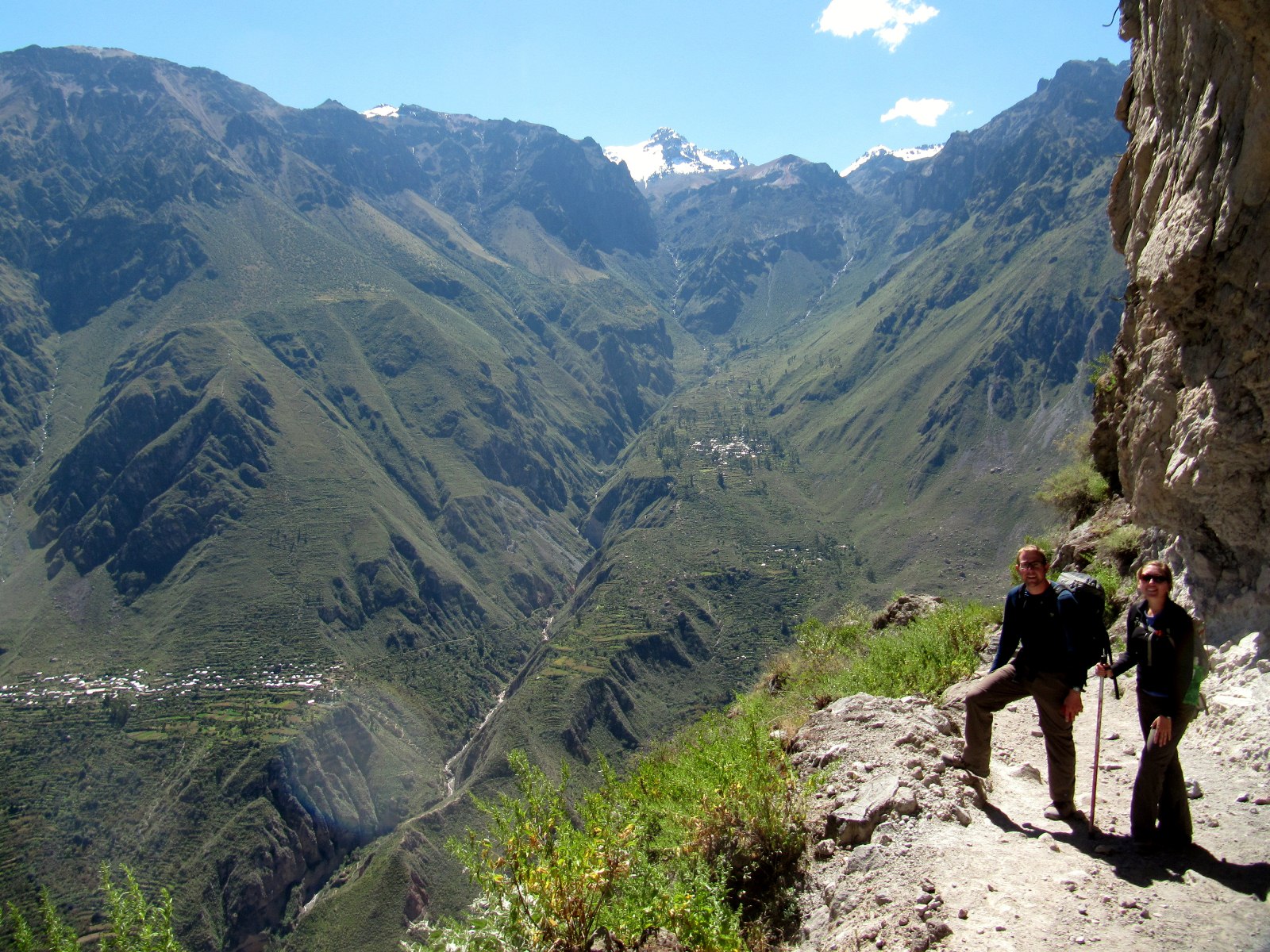 Climbing In and Out of Colca Canyon by Nathan feet mouths
