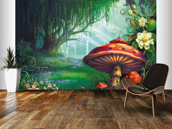 Enchanted Forest Wallpaper Mural By Philip Straub Wallsauce