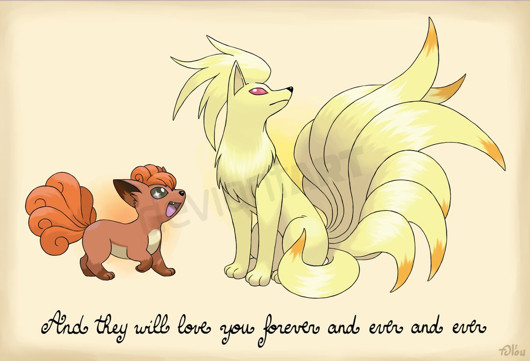 Niales And Vulpix Wallpaper Niails By