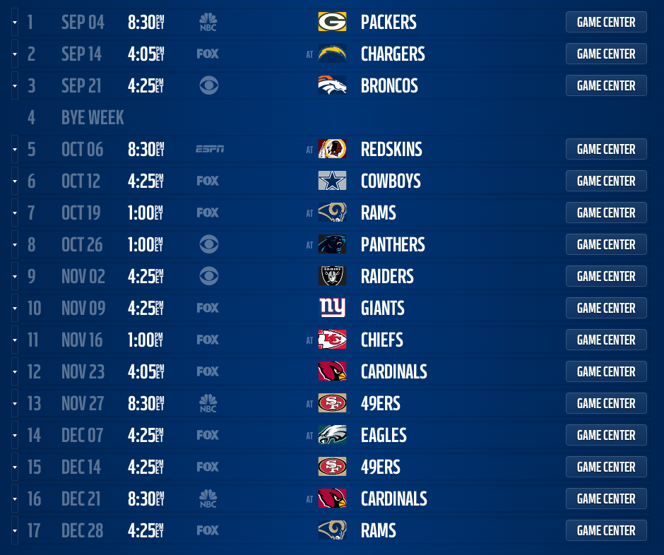 Printable Seahawks Schedule Customize and Print