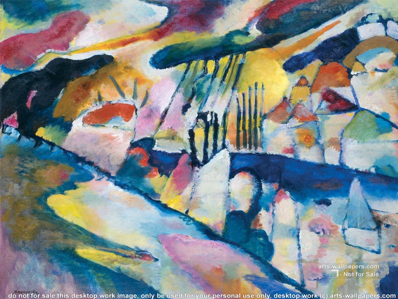 Wassily Kandinsky Wallpaper Art Prints Paintings