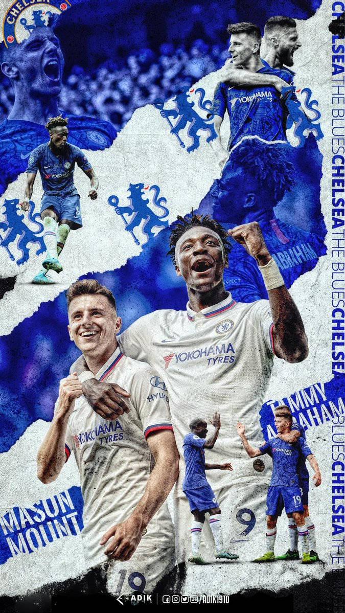 Download Mason Mount With Chelsea FC Team Wallpaper