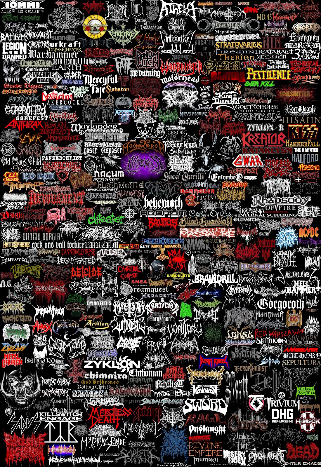 Metal Band Wallpaper rock heavy metal abril 2012