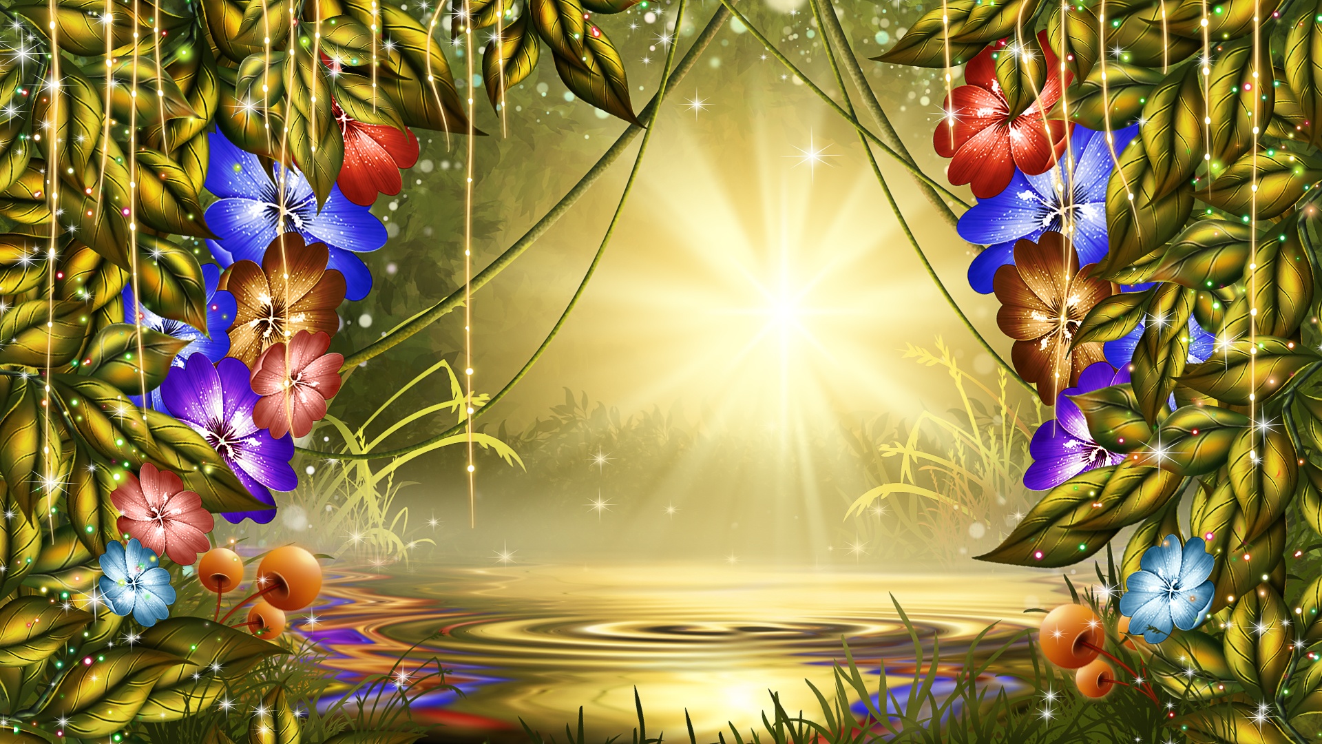 Background Wallpaper Fairy Forest Grass Photo From Needpix