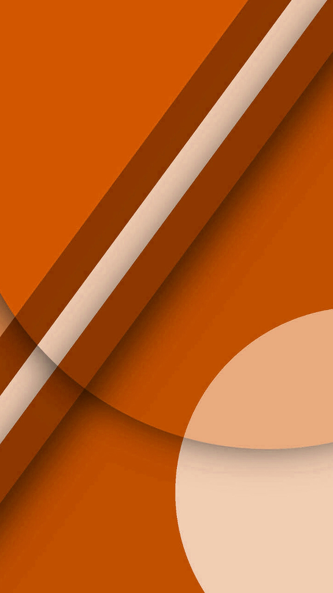 Beautiful Orange Geometric iPhone Plus Wallpaper