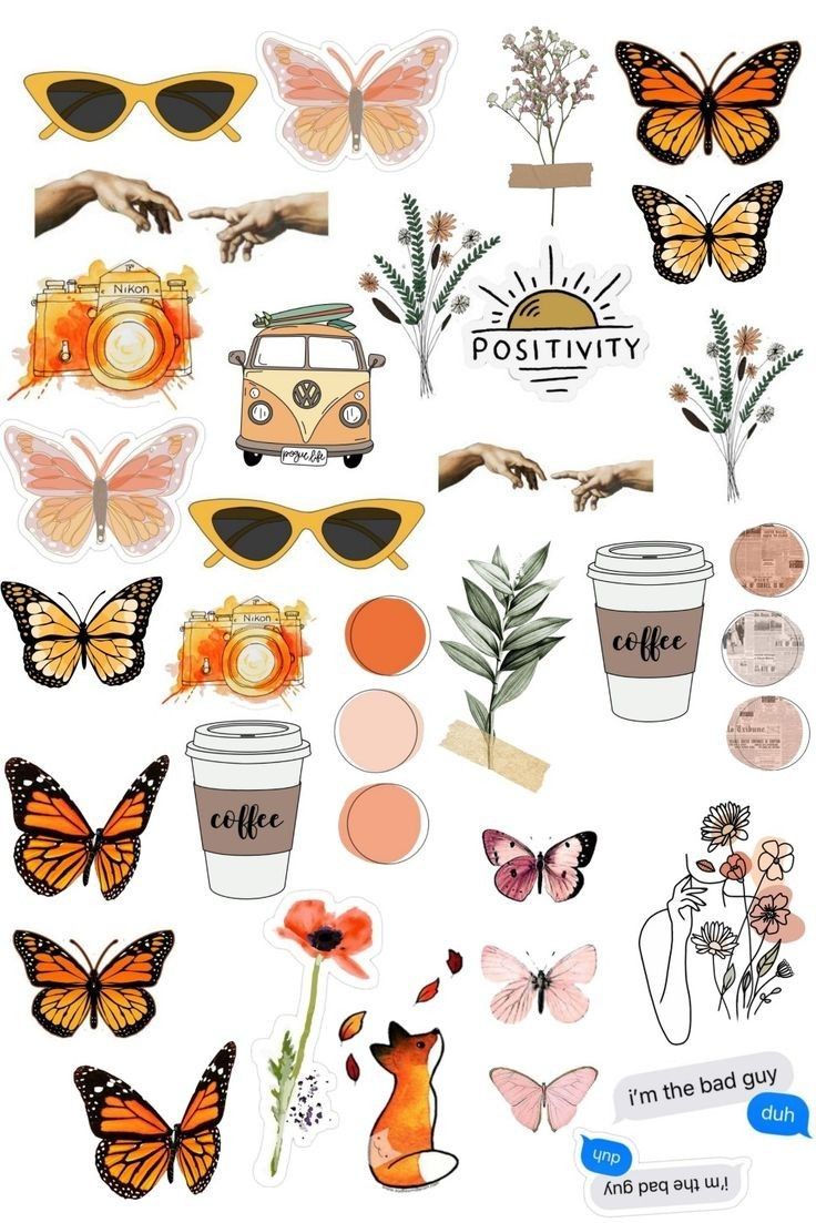 Not Preppy Stickers Diy Printable Journal Wallpaper