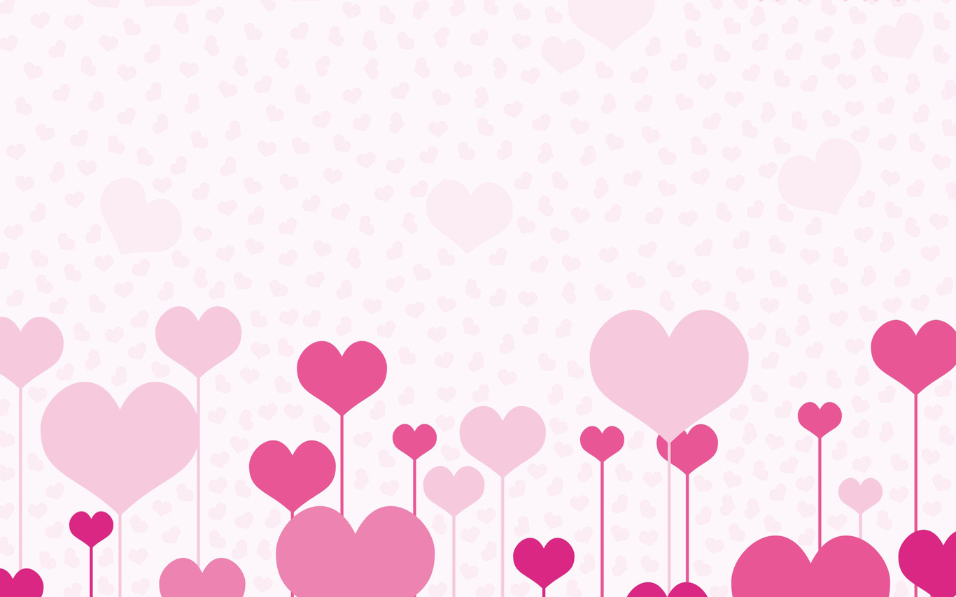 Cute Love Hearts Background Pc Android Iphone And Ipad Wallpaper