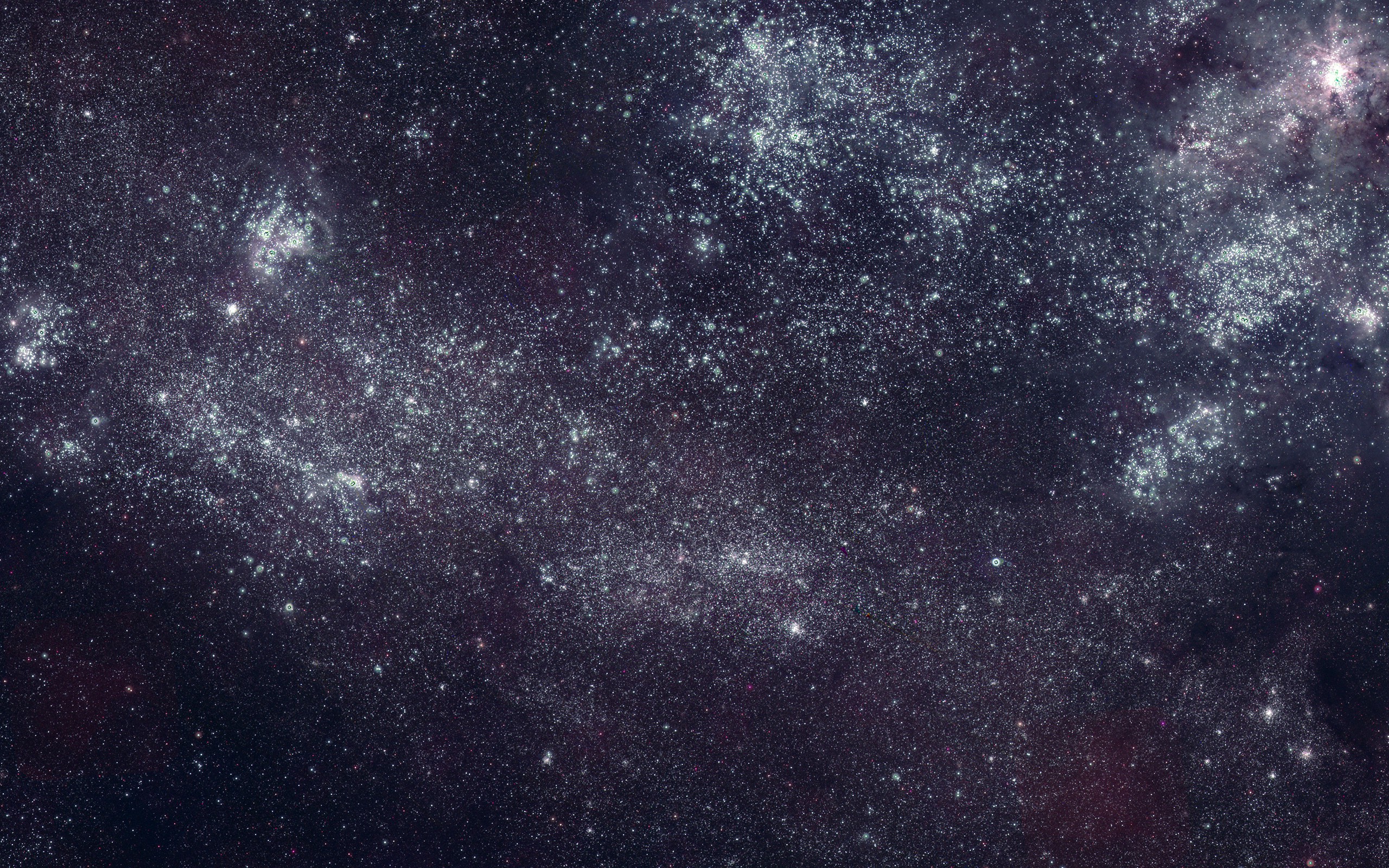 Large Magellanic Cloud Galaxy Space Stars Wallpaper HD