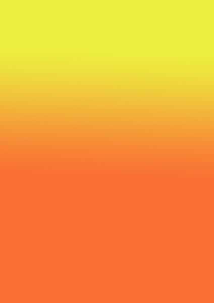 Orange Ombre Background Summer Art Print